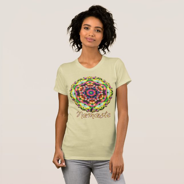 Aura Namaste Kaleidoscope T-Shirt (Front Full)