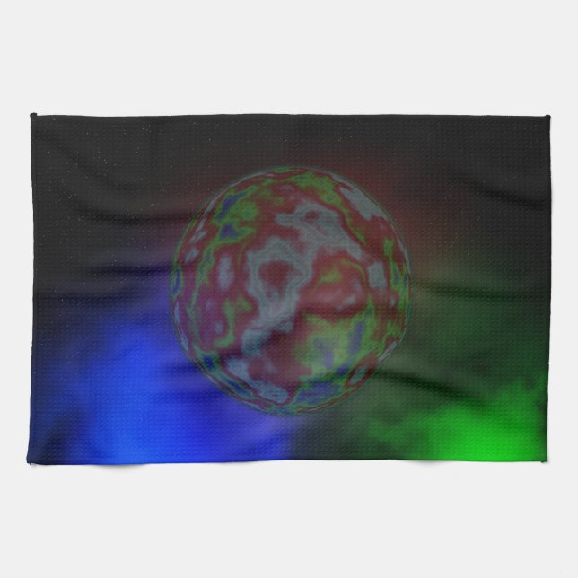 Aura Of A Planet, Kitchen Towel (Horizontal)