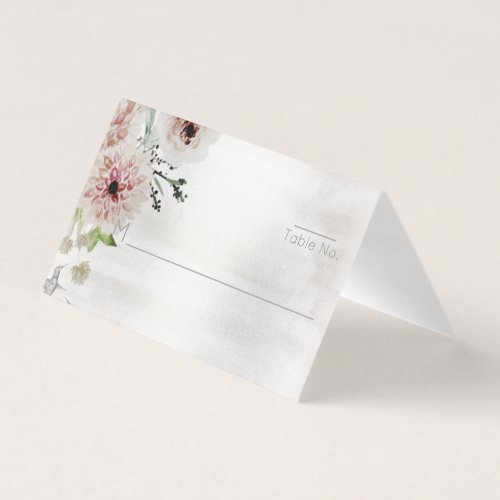 Aura Of Nature Wedding Guest Table Seating Card
