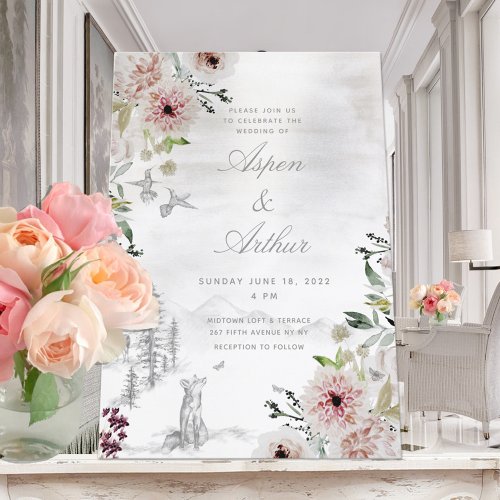 Aura Of Nature Wedding Invitation Suite