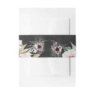 Aura Of Night Wedding Invitation Suite Invitation Belly Band