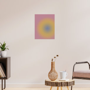 Aura Poster Wall Art, Aura Energy Spiritual Gradie