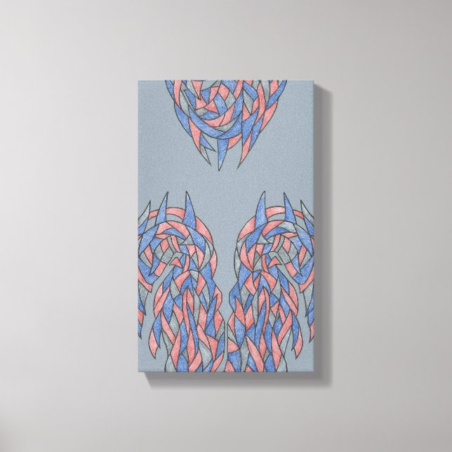 Aura Shift – Soft Gradient Abstract Canvas (Front)