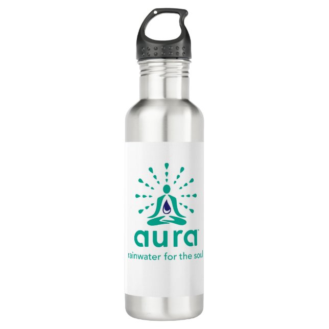 Aura Stainless Steel Water Bottle (Front)