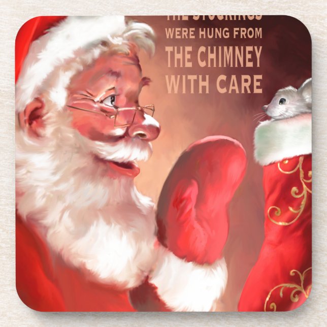 AURA The Stockings.jpg Beverage Coaster (Front)