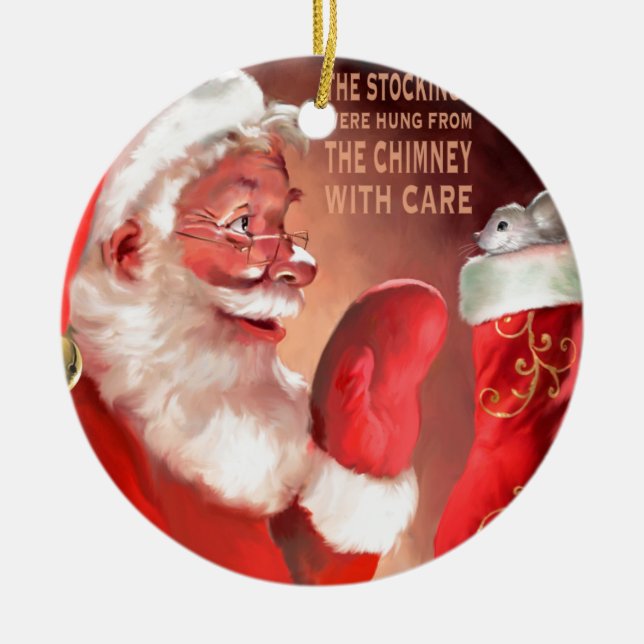AURA The Stockings.jpg Ceramic Ornament (Front)