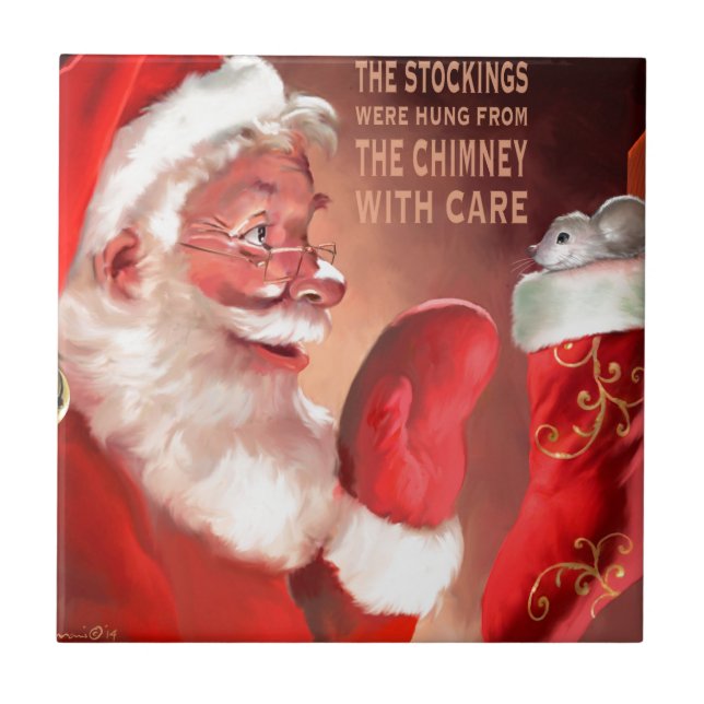 AURA The Stockings.jpg Ceramic Tile (Front)