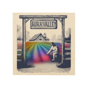 Aura Valley Farm Wood Wall Art