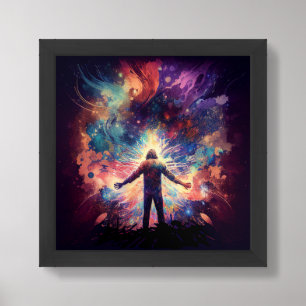 aura wall art poster, spiritual wall art poster