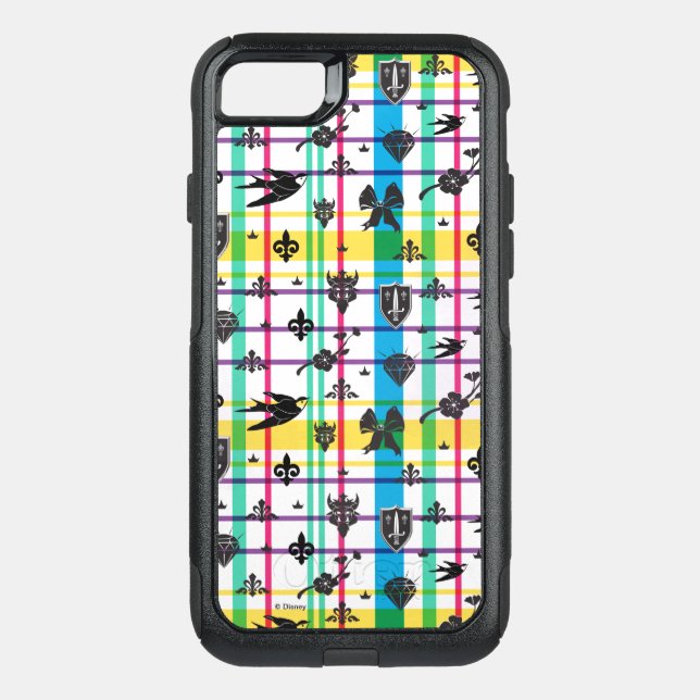Auradon Icon Pattern Otterbox iPhone Case (Back)