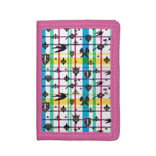 Auradon Icon Pattern Tri-fold Wallet