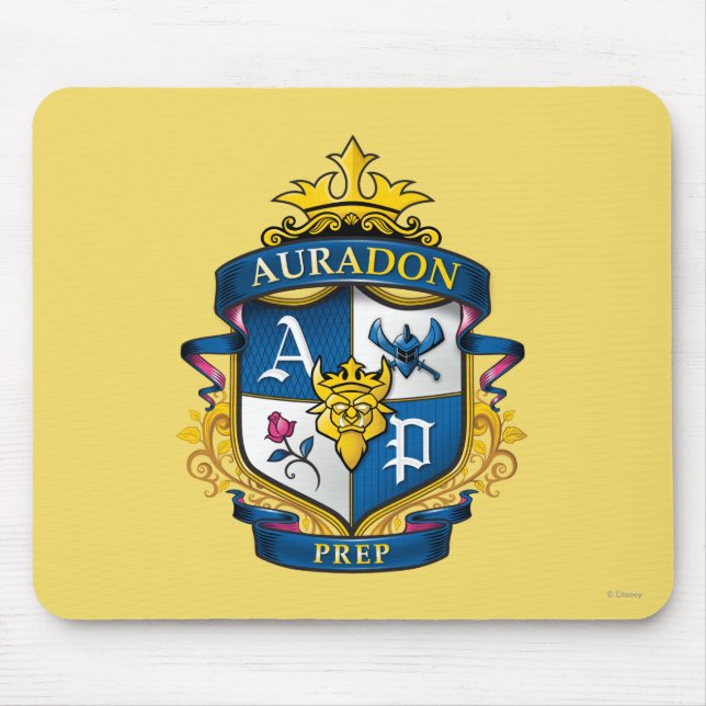 Auradon Prep Crest Mouse Pad (Front)