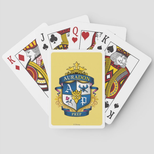 Auradon Prep Crest Playing Cards (Back)