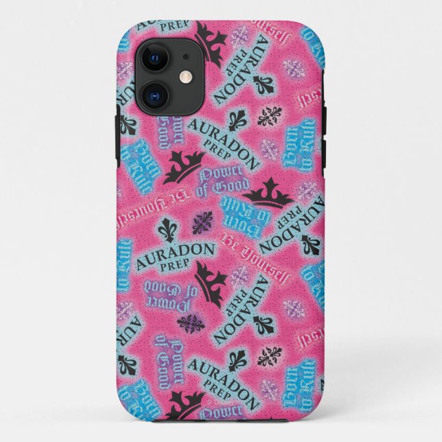 Auradon Prep Pattern Case-Mate iPhone Case (Back)