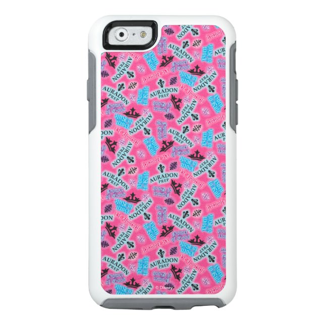 Auradon Prep Pattern Otterbox iPhone Case (Back)