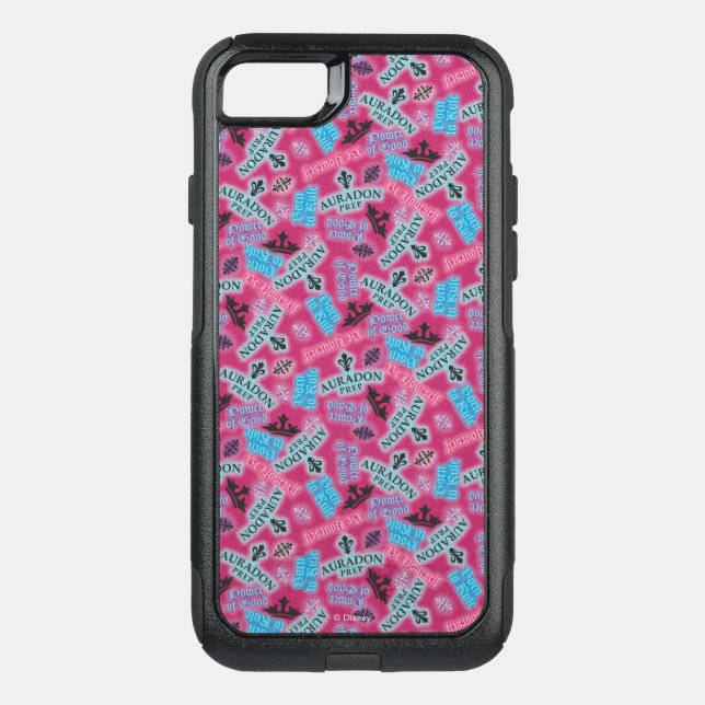 Auradon Prep Pattern Otterbox iPhone Case (Back)