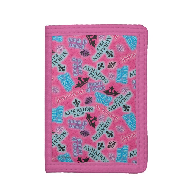 Auradon Prep Pattern Tri-fold Wallet (Front Vertical)