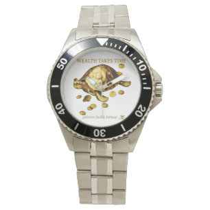 AURALUXY™ Golden Turtle – Wealth Mindset Watch