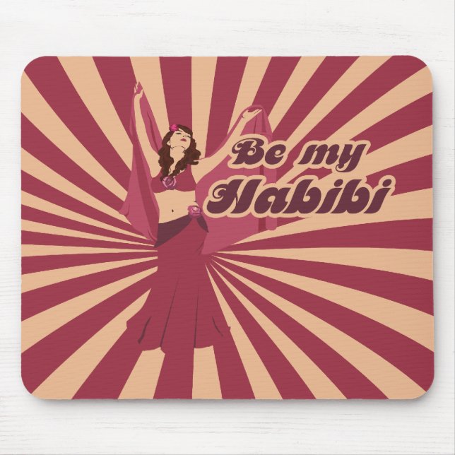 Aurdrey Love Be my Habibi Mouse Pad (Front)