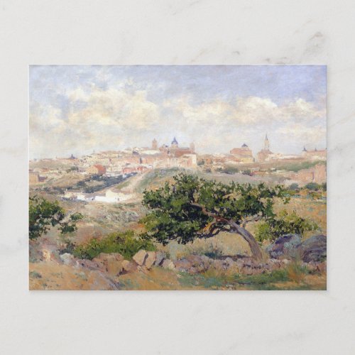 Aureliano de Beruete View of Toledo Postcard