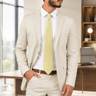 Aurelius Regent Luxury Ivory & Gold Pattern Neck Tie