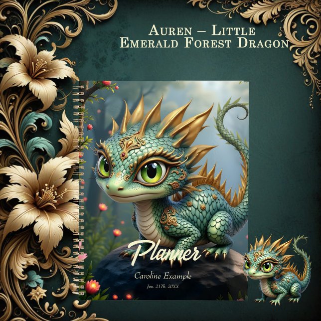 Auren – Little Emerald Forest Dragon Planner (Creator Uploaded)