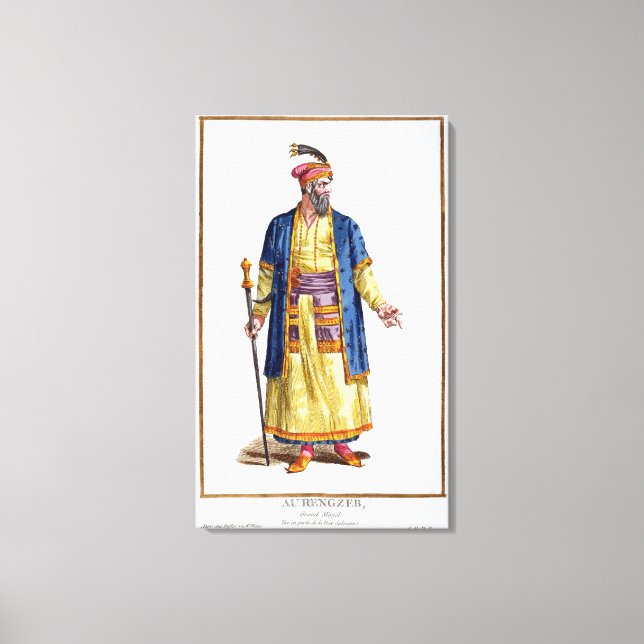 Aurengzeb, Great Khan of the Mongol Hordes from Re Canvas Print (Front)