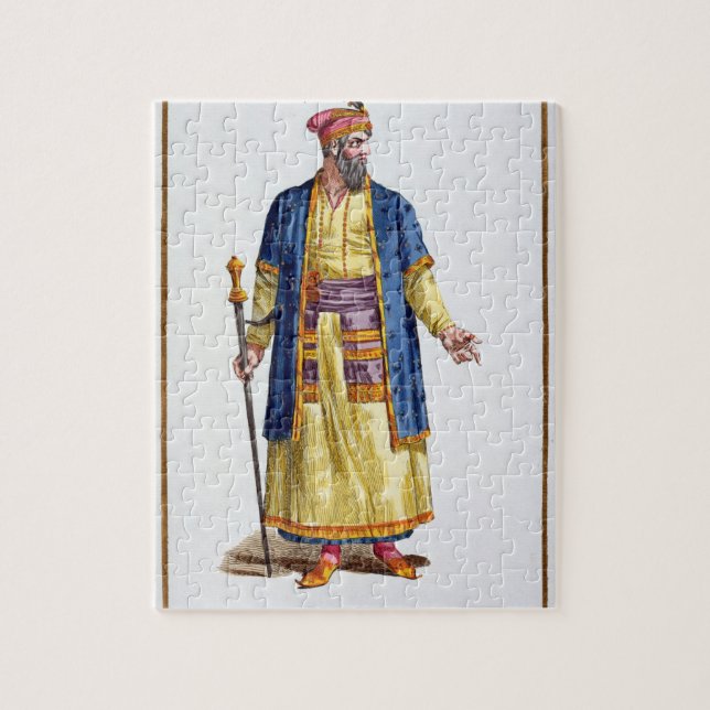 Aurengzeb, Great Khan of the Mongol Hordes from Re Jigsaw Puzzle (Vertical)