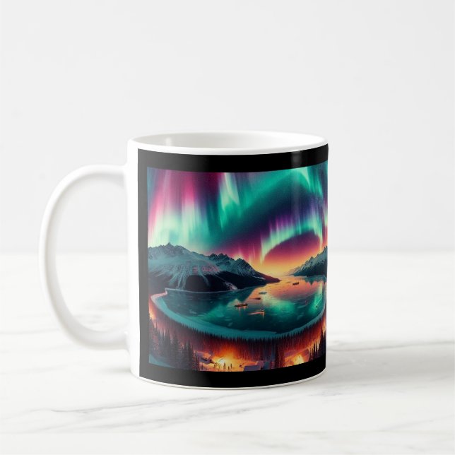 Aureola Borealis in Alaska Coffee Mug (Left)