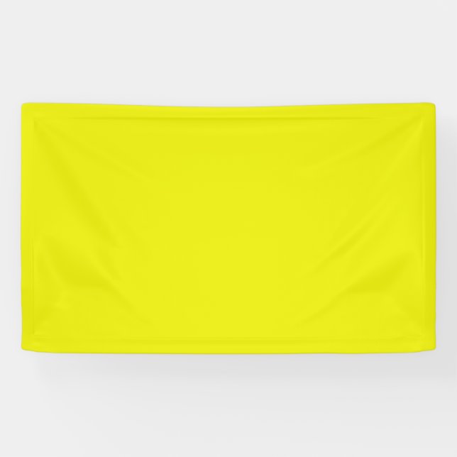 Aureolin (solid color)  banner (Horizontal)