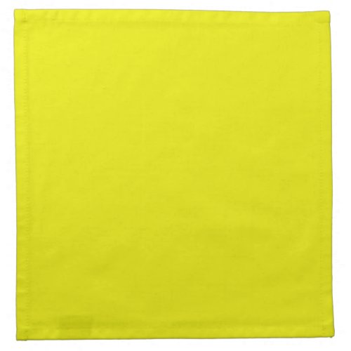 Aureolin solid color  cloth napkin