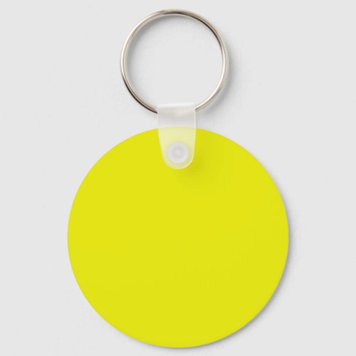 Aureolin solid color  keychain