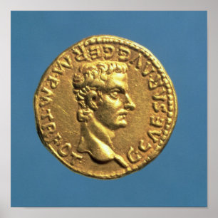 Aureus of Caligula bareheaded Poster