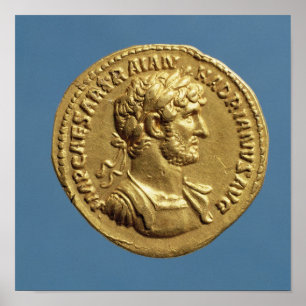 Aureus of Hadrian Poster