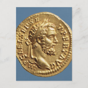 Aureus of Septimius Severus Postcard