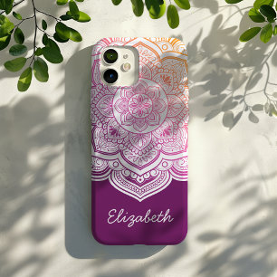Auri Mandala Personalized iPhone Case