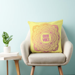 Auri Mandala Personalized Throw Pillow