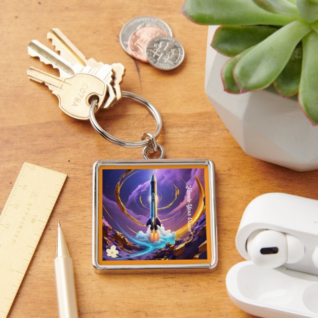 "Auric Space Dreams" Keychain (Desk)