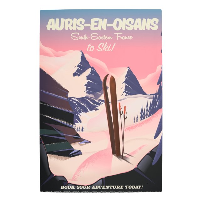 AURIS-EN-OISANS France ski poster (Front)