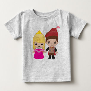 Aurora and Prince Philip Emoji 2 Baby T-Shirt