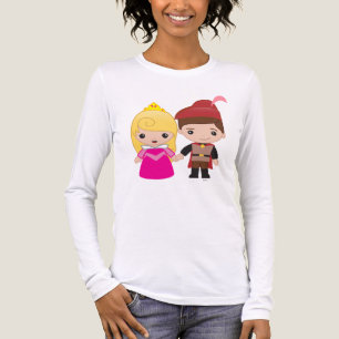 Aurora and Prince Philip Emoji 2 Tri-Blend Shirt