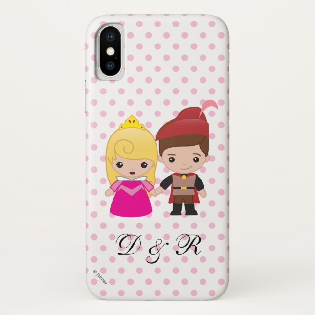 Aurora and Prince Philip Emoji Case-Mate iPhone Case (Back)