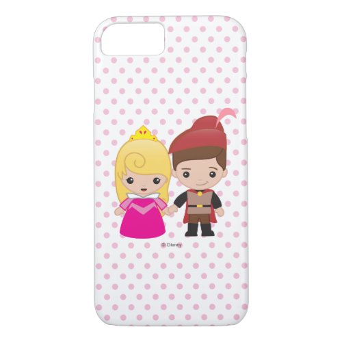 Aurora and Prince Philip Emoji iPhone 87 Case