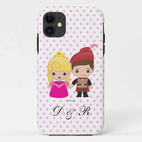 Aurora and Prince Philip Emoji iPhone 11 Case