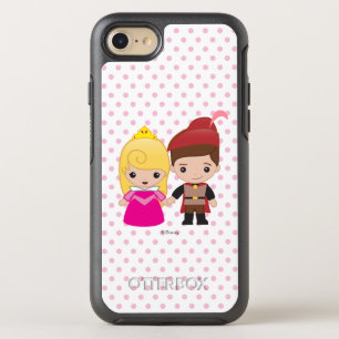 Aurora and Prince Philip Emoji OtterBox Symmetry iPhone SE/8/7 Case