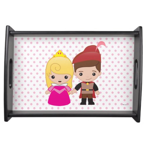 Aurora and Prince Philip Emoji Serving Tray