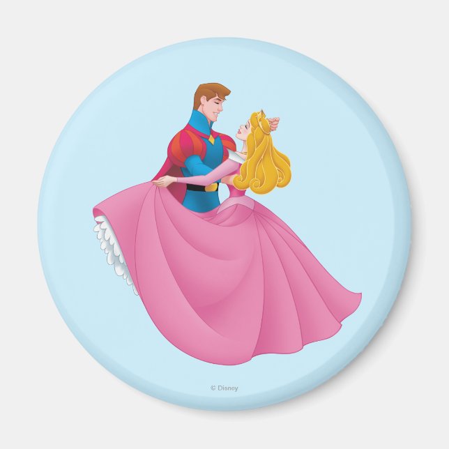 Aurora and Prince Phillip Dancing Magnet (Front)