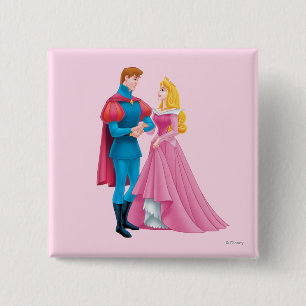 Aurora and Prince Phillip Pinback Button