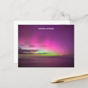 Aurora Australis - Southern Lights Australia Postcard