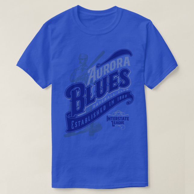 Aurora Blues T-Shirt (Design Front)